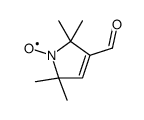 (1-羟基-2,2,5,5,-四甲基-δ3-吡咯啉)甲醛结构式