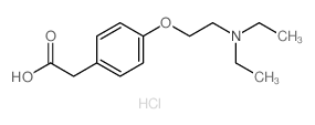 2-[4-(2-diethylaminoethoxy)phenyl]acetic acid Structure