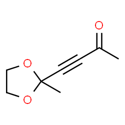 3-Butyn-2-one,4-(2-methyl-1,3-dioxolan-2-yl)- Structure