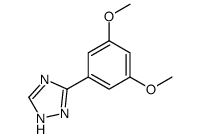 5-(3,5-dimethoxyphenyl)-1H-1,2,4-triazole结构式