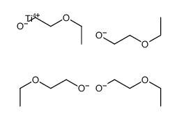titanium(4+) 2-ethoxyethanolate structure