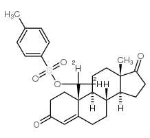 对甲苯磺酰氧基和芳烃-4-烯-3,17-二酮-19-d2结构式
