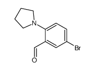 5-溴-2-(吡咯烷-1-基)苯甲醛结构式