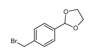 2-[4-(bromomethyl)phenyl]-1,3-dioxolane Structure