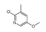 2-Chloro-5-methoxy-3-methylpyridine Structure