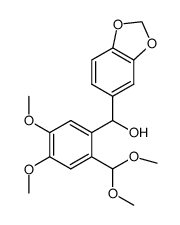 benzo[d][1,3]dioxol-5-yl(2-(dimethoxymethyl)-4,5-dimethoxyphenyl)methanol Structure