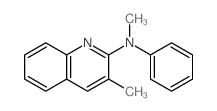 N,3-dimethyl-N-phenyl-quinolin-2-amine Structure