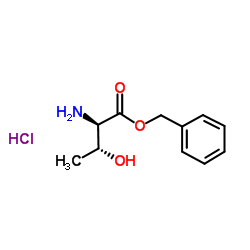 D-苏氨酸苄酯盐酸盐结构式