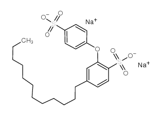 Disodium 4-dodecyl-2,4'-oxydibenzenesulfonate structure