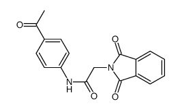 N-(4-acetylphenyl)-2-(1,3-dioxoisoindol-2-yl)acetamide Structure