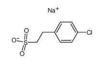 sodium 4-chloro-β-phenethylsulfonate Structure