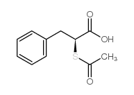 (S)-Alpha-(硫代醋酸基)苯丙酸结构式