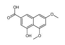 4-羟基-5,7-二甲氧基-2-萘羧酸结构式
