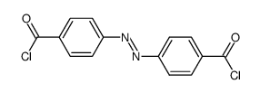 azobenzene-4,4'-dicarboxylic acid dichloride Structure