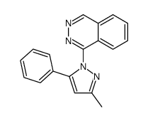 1-(3-methyl-5-phenylpyrazol-1-yl)phthalazine Structure