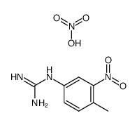 N1-amino(imino)methyl-4-methyl-3-nitroaniline nitrate Structure