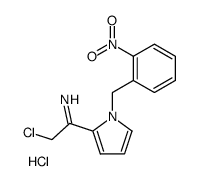 chloromethyl 1-(o-nitrobenzyl)-2-pyrryl ketimine hydrochloride结构式