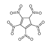 1,2,3,4,5-pentanitrocyclopenta-1,3-diene结构式