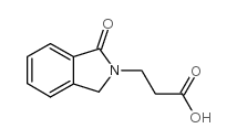 3-(1-氧代异吲哚啉-2-基)丙酸结构式
