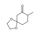 8-methyl-1,4-dioxaspiro[4.5]decan-7-one结构式