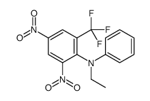 N-ethyl-2,4-dinitro-N-phenyl-6-(trifluoromethyl)aniline Structure
