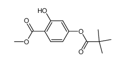 methyl 2-hydroxy-4-pivaloyloxybenzoate Structure