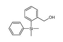 2-(Dimethylphenylsilyl)benzyl alcohol structure