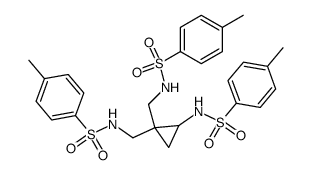 2-(toluene-4-sulfonylamino)-1,1-bis-[(toluene-4-sulfonylamino)-methyl]-cyclopropane结构式