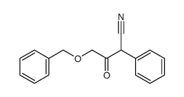 4-benzyloxy-2-phenyl-acetoacetonitrile结构式