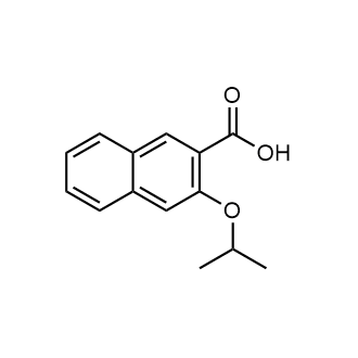 3-异丙氧基-2-萘甲酸结构式