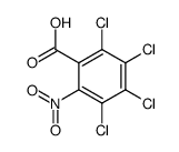 2,3,4,5-tetrachloro-6-nitro-benzoic acid Structure