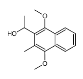 2-(1-hydroxyethyl)-1,4-dimethoxy-3-methylnaphthalene Structure
