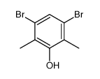 3,5-dibromo-2,6-dimethylphenol结构式
