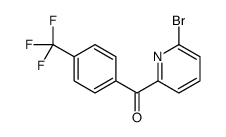 (6-bromopyridin-2-yl)-[4-(trifluoromethyl)phenyl]methanone Structure