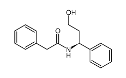 3-[N-(phenylacetyl)amino]-3-phenyl-1-propanol结构式