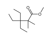 methyl 3,3-diethyl-2,2-dimethylpentanoate结构式