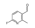 6-Fluoro-2-methylnicotinaldehyde Structure