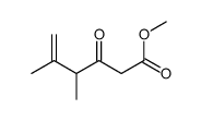 methyl 4,5-dimethyl-3-oxohex-5-enoate Structure