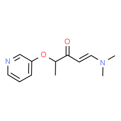 1-(DIMETHYLAMINO)-4-(3-PYRIDINYLOXY)-1-PENTEN-3-ONE结构式