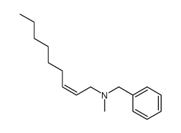 Z-N-methyl-N-benzylamino-1 nonene-2结构式