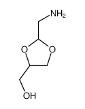 [2-(aminomethyl)-1,3-dioxolan-4-yl]methanol结构式