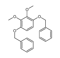 2,3-dimethoxy-1,4-bis(phenylmethoxy)benzene Structure