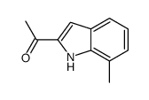 1-(7-methyl-1H-indol-2-yl)ethanone结构式