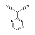 2-pyrazin-2-ylpropanedinitrile Structure