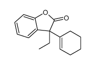 3-(cyclohexen-1-yl)-3-ethyl-1-benzofuran-2-one Structure