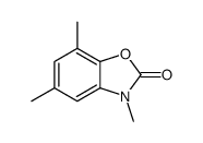 3,5,7-trimethyl-1,3-benzoxazol-2-one Structure