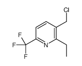 3-(chloromethyl)-2-ethyl-6-(trifluoromethyl)pyridine Structure