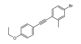 4-bromo-1-[2-(4-ethoxyphenyl)ethynyl]-2-methylbenzene Structure