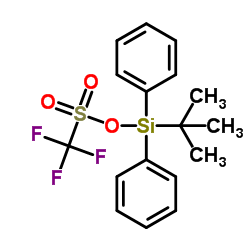 三氟甲磺酸叔丁基二苯基硅烷基酯结构式