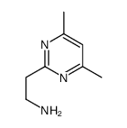 2-(4,6-二甲基嘧啶-2-基)乙胺结构式